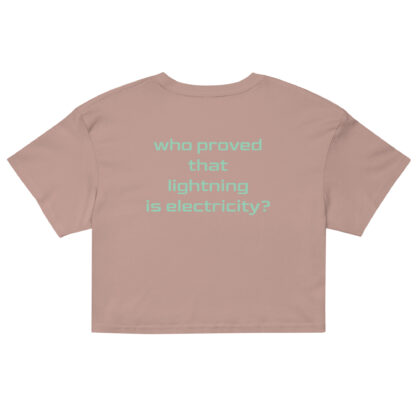 The Great: Benjamin Franklin | Euro British American World Changer– Women’s Cropped Heritage Tee - Image 8